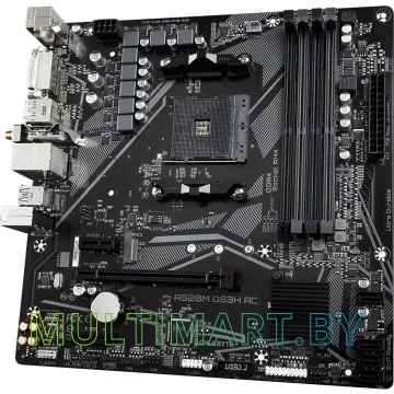 Материнская плата Gigabyte A520M DS3H AC (rev. 1.x) картинка 3